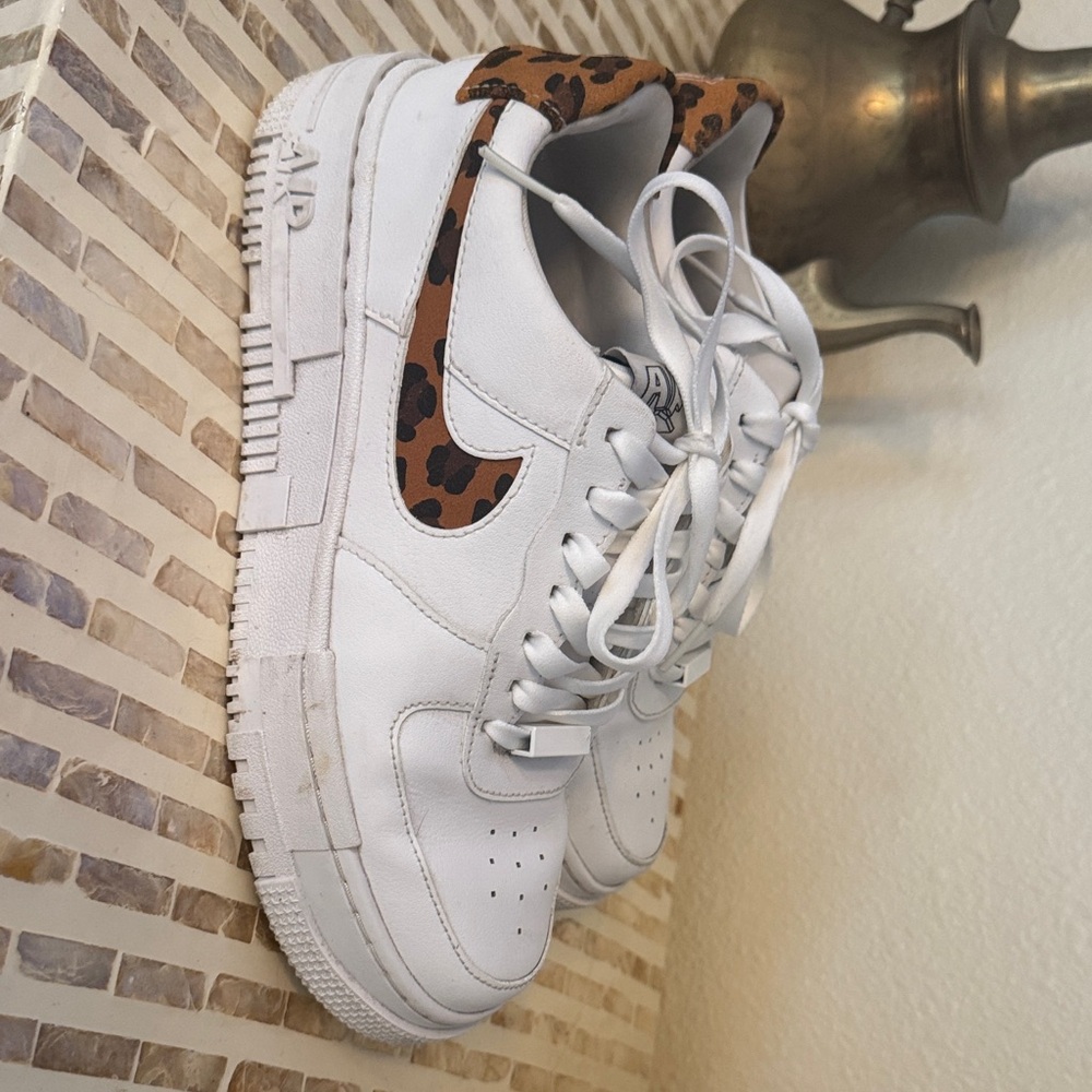Nike Air Force 1 with Leopard accents
